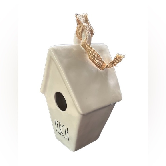 🪺RAE DUNN!! “PERCH” CERAMIC BIRDHOUSE!! SUPER CUTE!! GREAT CONDITION! - Picture 4 of 13